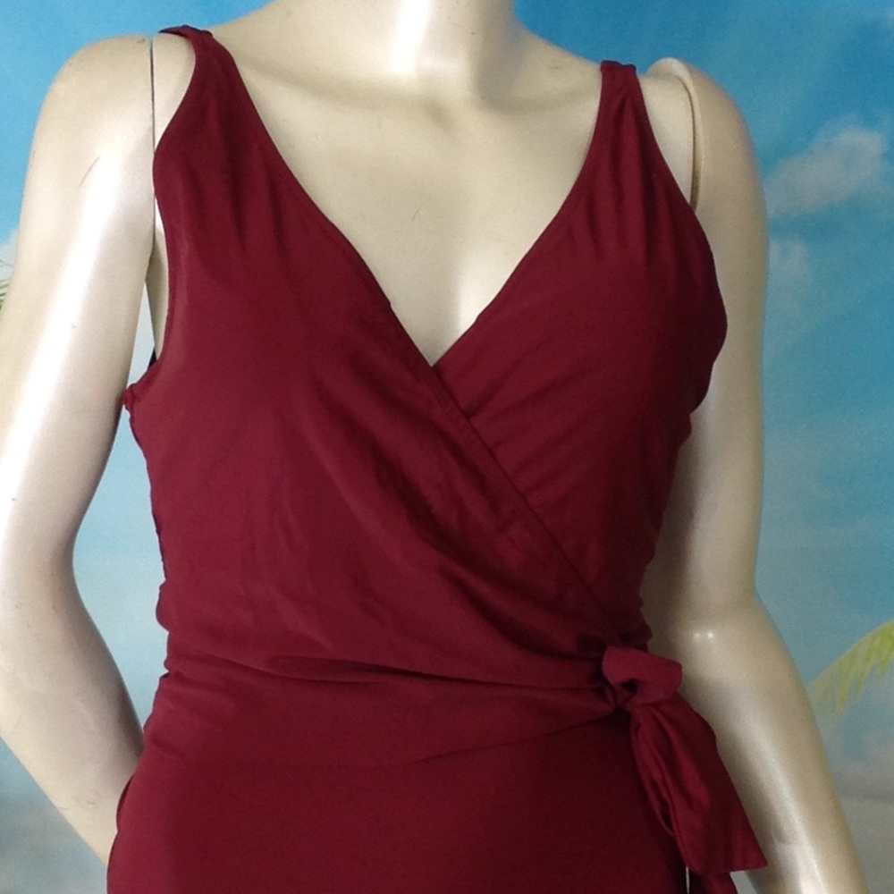 Cupshe Elegance Dance Solid One -Piece Swimsuit - image 2